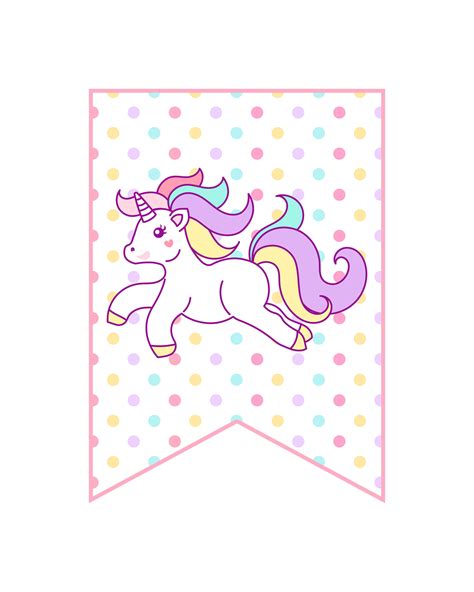 Free Printable Unicorn Party Decorations